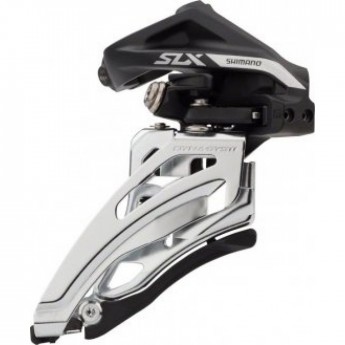 Переключатель передний SHIMANO SLX, M7020-H, ДЛЯ 2X11СК, ВЕРХН. ХОМУТ, SIDE-SWING, ВЕРХН. ТЯГА