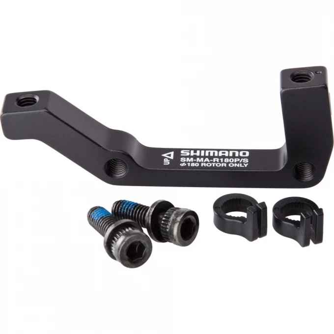 Адаптер дискового тормоза SHIMANO R180P/S, болт 2 штуки, стопорное кольцо 2 штуки ISMMAR180PSA