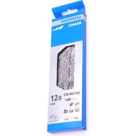 Цепь SHIMANO DEORE, M6100, 12 скоростей, 116 звеньев, с замком Цепь SHIMANO DEORE, M6100, 12 скоростей, 116 звеньев, с замком