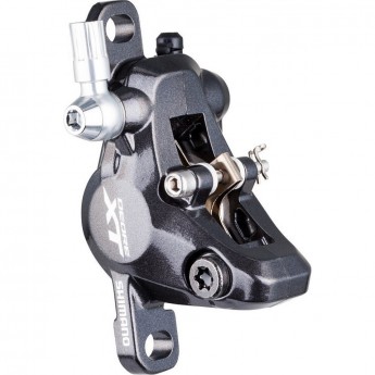 Калипер гидравлический SHIMANO M8000, POST MOUNT, пластиковые колодки G02A, без адаптера