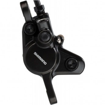 Калипер гидравлический SHIMANO MT400, POST MOUNT, пластиковые колодки, без адаптера, EBRMT400MPRXL