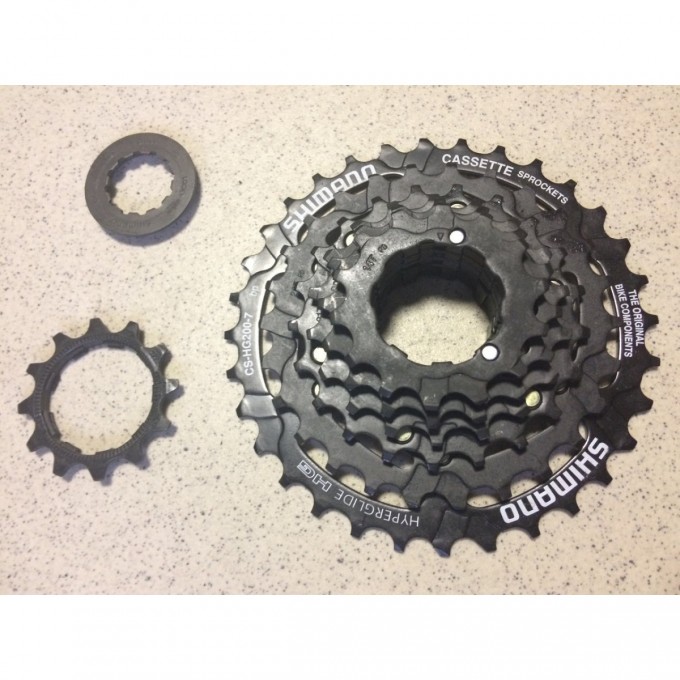 SHIMANO HG200, 7 скоростей, 12-32 ECSHG2007232T. Купить Кассета на ...