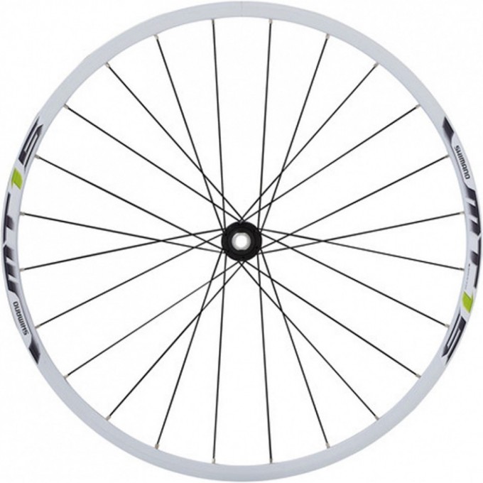 Комплект колес SHIMANO MT15A, 27,5', C.LOCK, QR, белый/зеленый EWHMT15AFR7WC
