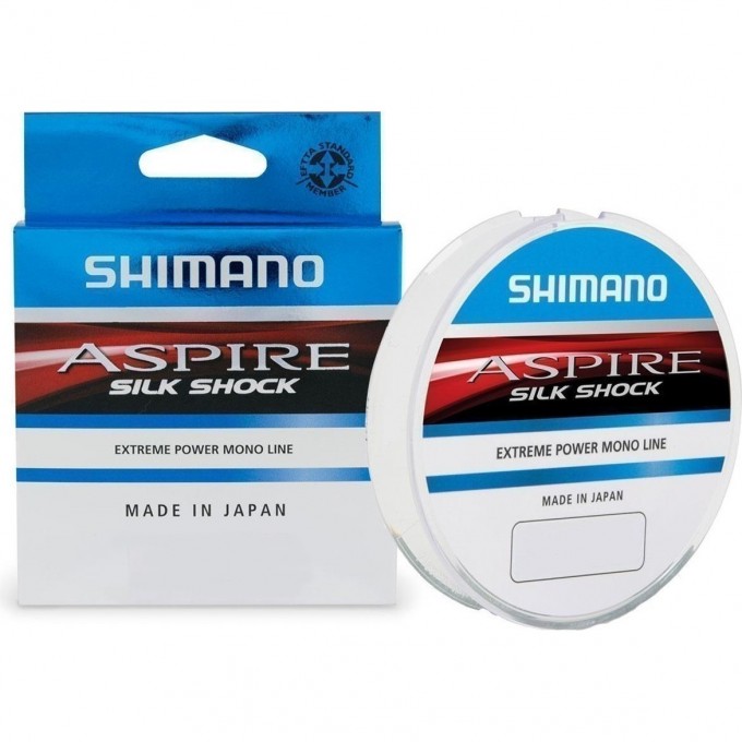 Леска плетёная SHIMANO ASPIRE SILK SHOCK 150м прозрачная 0,18мм 3,6кг ASSS15018