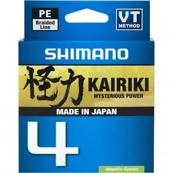 Леска плетёная SHIMANO KAIRIKI 4 PE 150 м разноцветная 0.06 мм 4.4 кг
