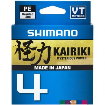 Леска плетёная SHIMANO KAIRIKI 4 PE 150 м разноцветная 0.315 мм 29.9 кг