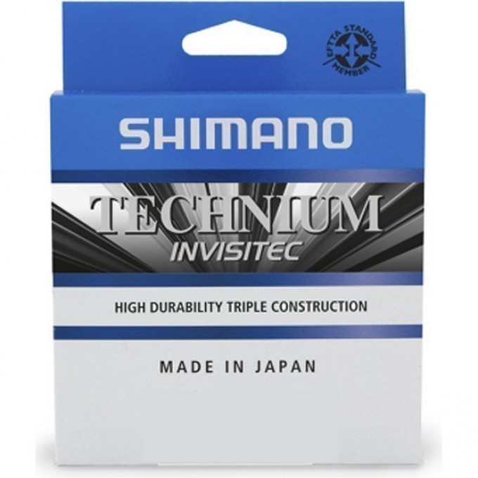 Леска плетёная SHIMANO TECHNIUM INVISI 150м прозрачная 0,145мм 2,2кг TECINV15014