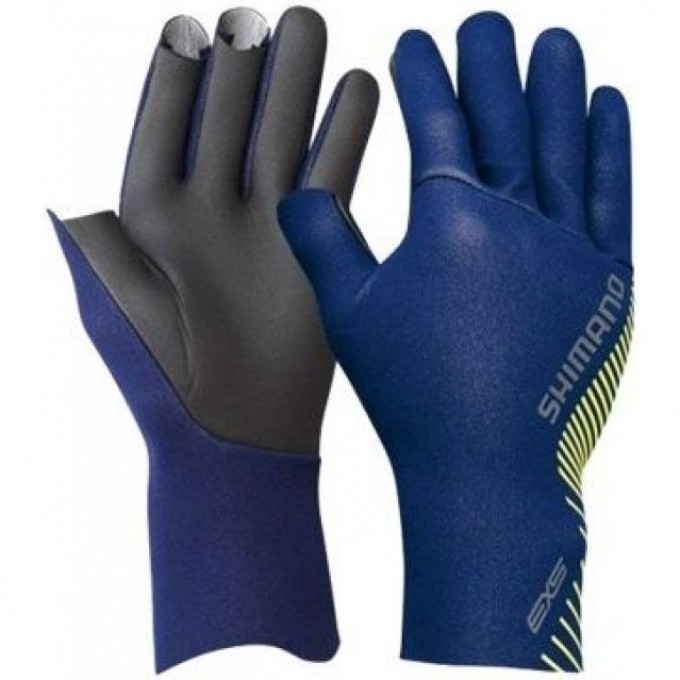 Перчатки SHIMANO GL-061S синий, размер XL 5YGL061S28