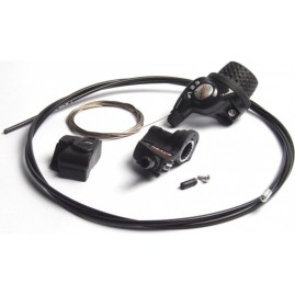 Шифтер SHIMANO NEXUS, 3S35E, 3 скорости, с bell crank 3, оплетка, 2550мм черный Шифтер SHIMANO NEXUS, 3S35E, 3 скорости, с bell crank 3, оплетка, 2550мм черный