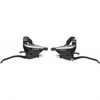 Шифтер тормозная ручка SHIMANO ACERA, EF65, левый/правый, 3x9 скоростей, трос+оплетка, черный