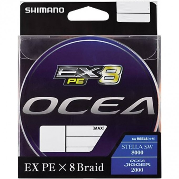 Шнур SHIMANO PL-O78L Ocea EX8 PE [10m x 5colors] 300m #8 (121lb) 77739