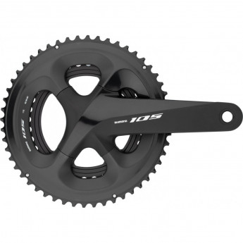 Система SHIMANO 105, R7000, 11 скоростей, 172,5 мм, 52/36T без каретки, черный