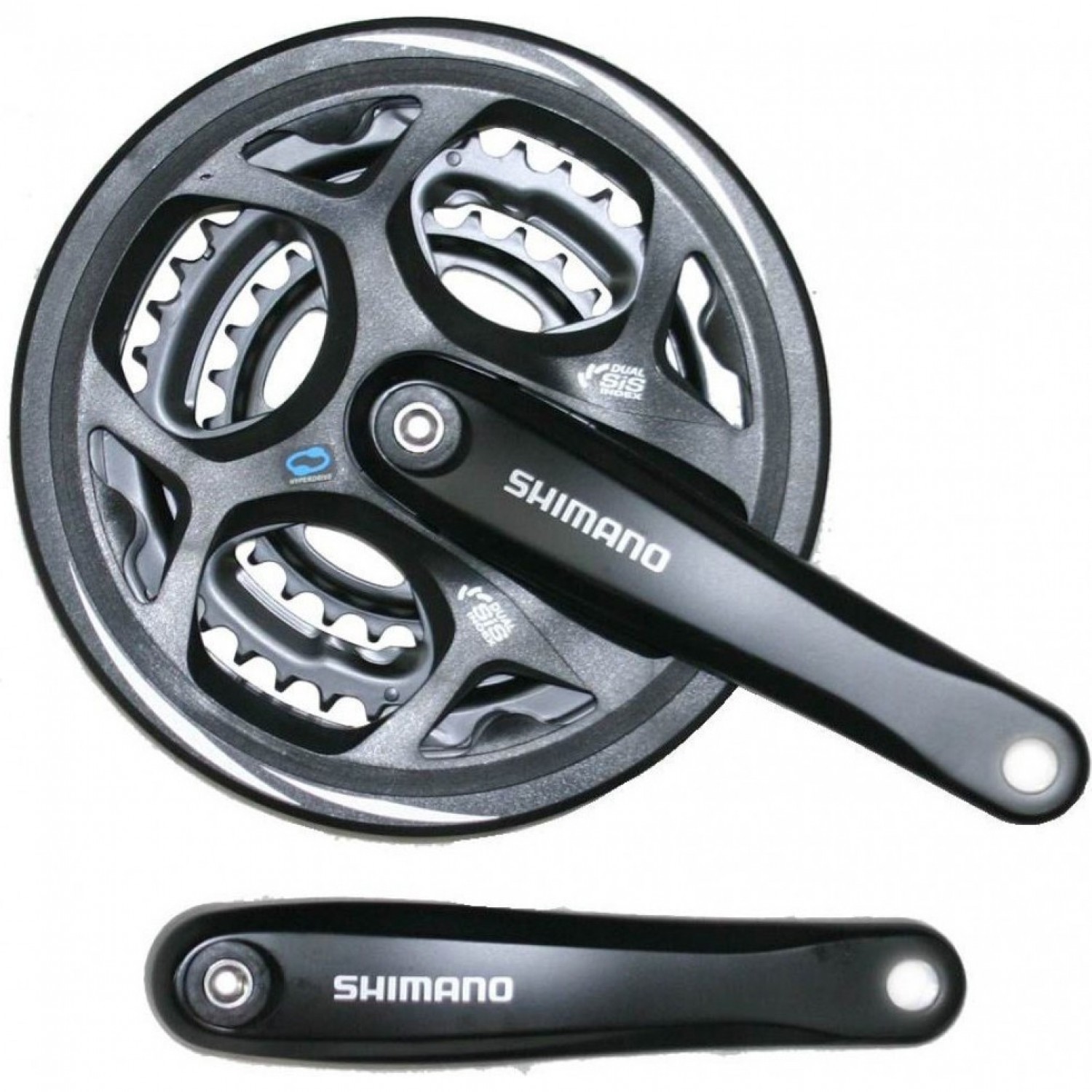 SHIMANO ALTUS, M311, 170 мм, квадрат, 48/38/28T, с защитой, черный  EFCM311C888CL. Купить Система на Официальном Сайте SHIMANO в России.