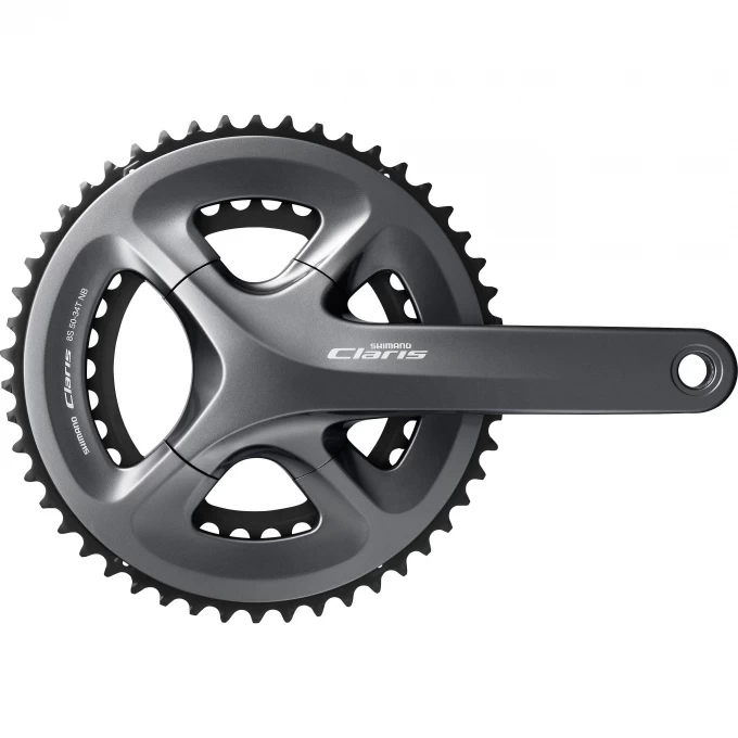 Система SHIMANO CLARIS, R2000, 175 мм, интегрированный вал, 8 скоростей, 50/34T EFCR2000EX04X Система SHIMANO CLARIS, R2000, 175 мм, интегрированный вал, 8 скоростей, 50/34T EFCR2000EX04X