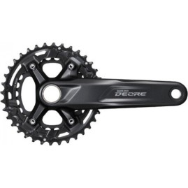 Система SHIMANO DEORE, M4100-2, для 2x10 скоростей, 175мм, интегрированный вал, 36-26T без каретки, для CL:48,8мм Система SHIMANO DEORE, M4100-2, для 2x10 скоростей, 175мм, интегрированный вал, 36-26T без каретки, для CL:48,8мм