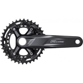 Система SHIMANO M5100-B2, DEORE для 2x11скоростей, 175мм, интегрированый вал, 36-26T без каретки, для CL:51,8мм