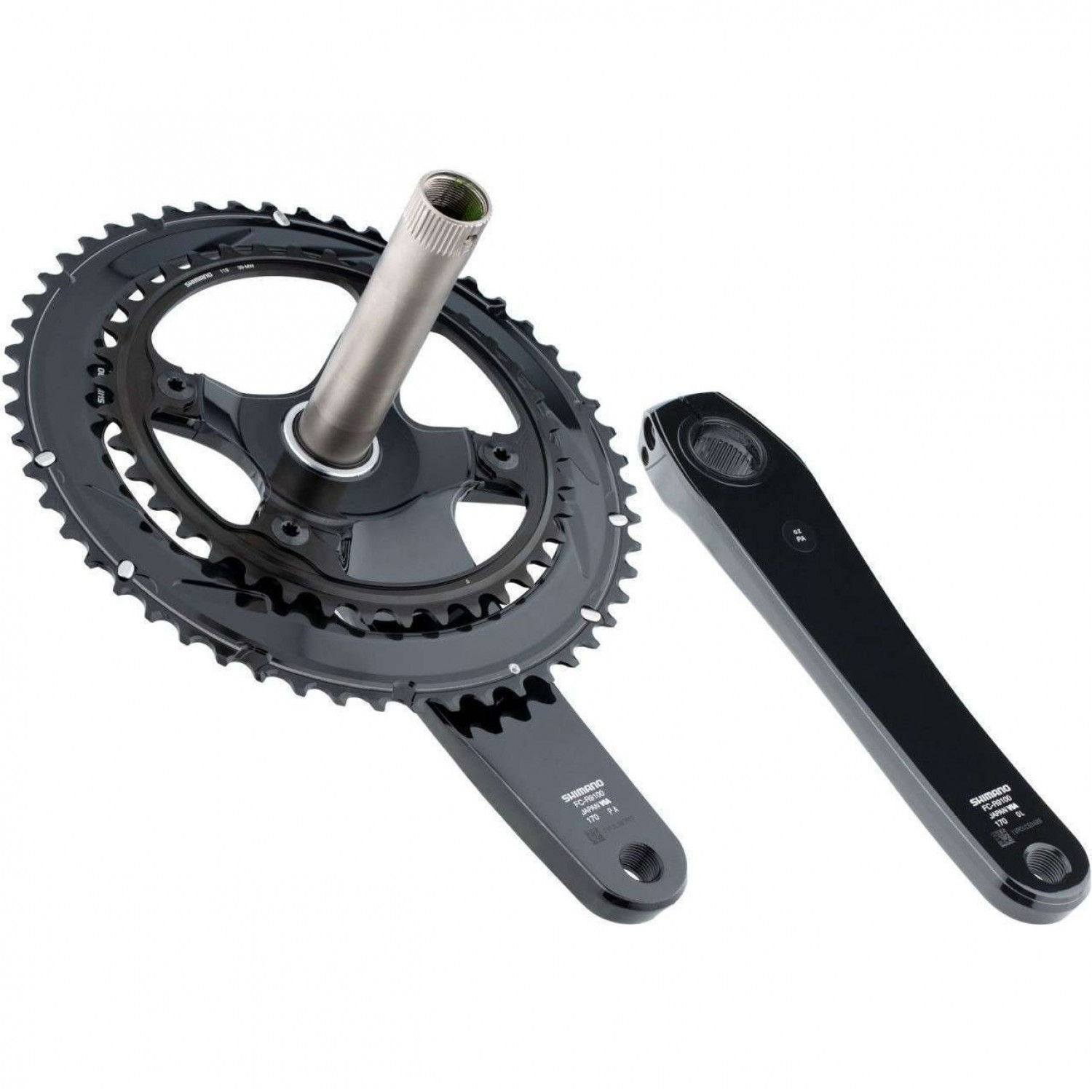 SHIMANO ULTEGRA, R8000, 175 мм, интегрированный вал, 53/39T