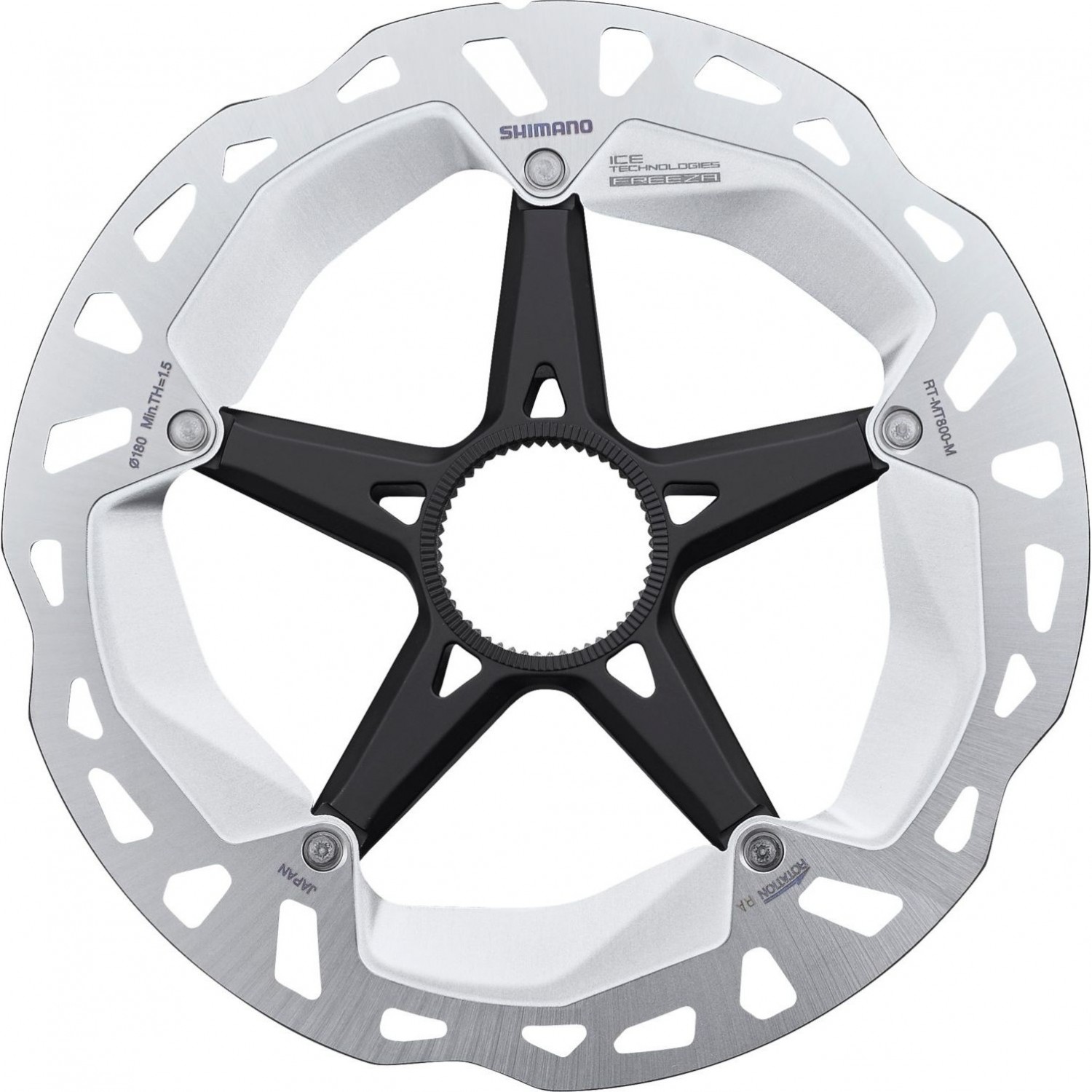 B$M　SHIMANO RT-MT800 160mm/140mm各1 SHIMANO MT800, 140мм, C.LOCK с внешним шлицом IRTMT800SSE. Купить