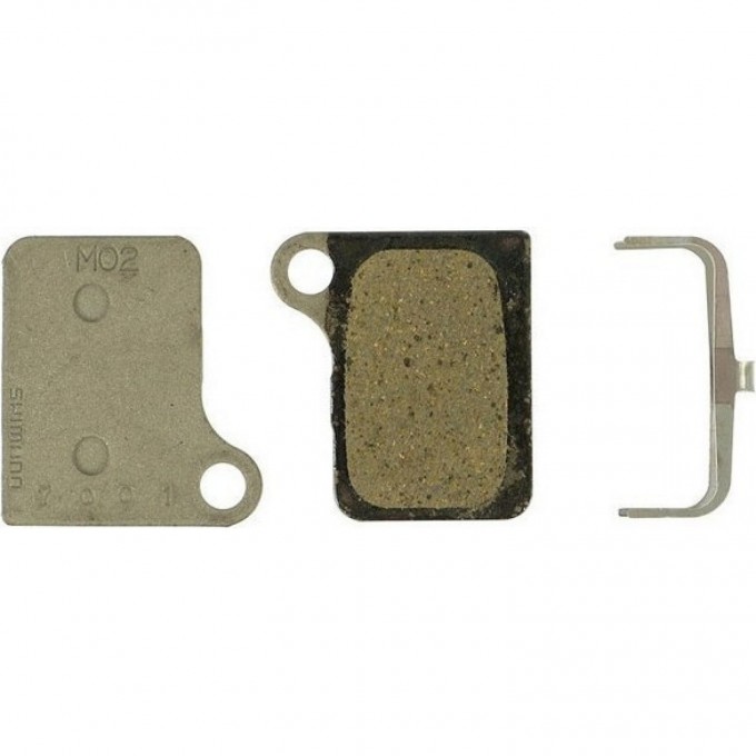 Тормозные колодки SHIMANO для дисковых тормозов, M02, к BR-M555, пара, пластик Y8B598040