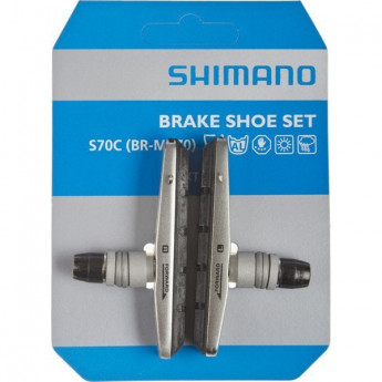 Тормозные колодки SHIMANO для v-brake, S70C, картридж