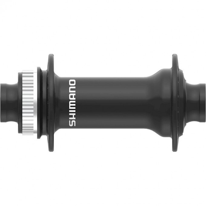 Втулка передняя SHIMANO MT410-B, 32 отверстий, Center Lock, под ось 15мм(без оси), OLD 110мм, черный EHBMT410BB