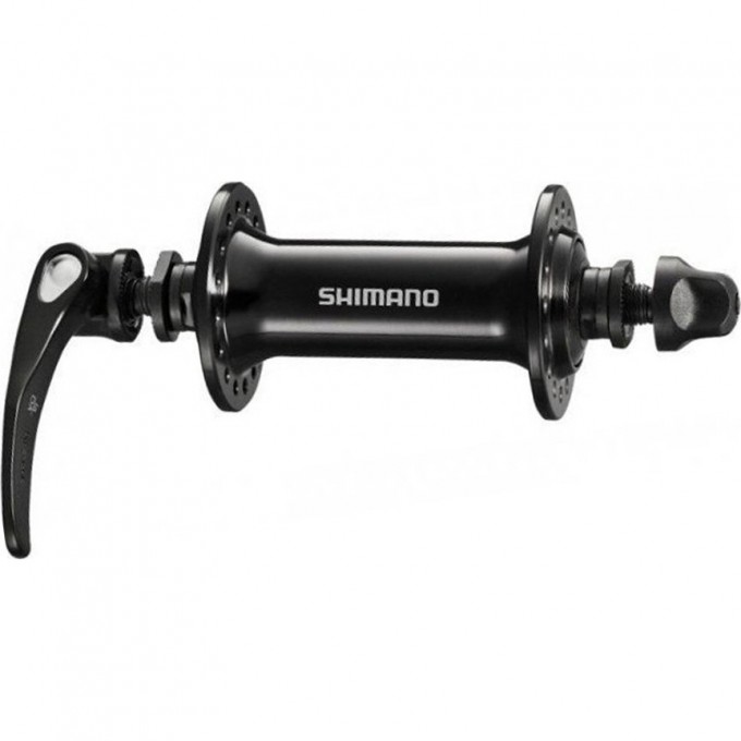 Втулка передняя SHIMANO SORA RS300, 32 отверстия, QR 133 мм, черный EHBRS300BAL