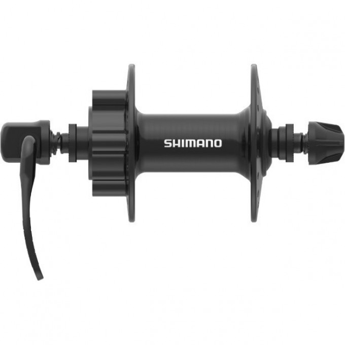 Втулка передняя SHIMANO TX506, 32 отверстий, 6-болт, QR, OLD 100мм, черный EHBTX506BAL