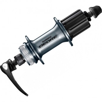 Втулка задняя SHIMANO DEORE M6000, 36 отверстий 8/9/10 скоростей C.LOCK, QR, с пыльником, серебристый