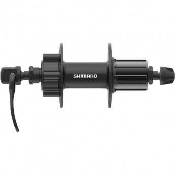 Втулка задняя SHIMANO TX506, 32 отерстийв, 8/9/10 скоростей, 6-болт, QR 166мм, черный Old 135мм