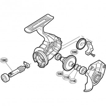 Запчасть для катушки SHIMANO DRIVE GEAR шестерня ведущая