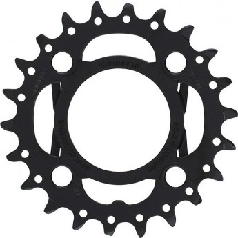 Звезда передняя SHIMANO Y-PART, для FC-M523, 22T-AN, черный